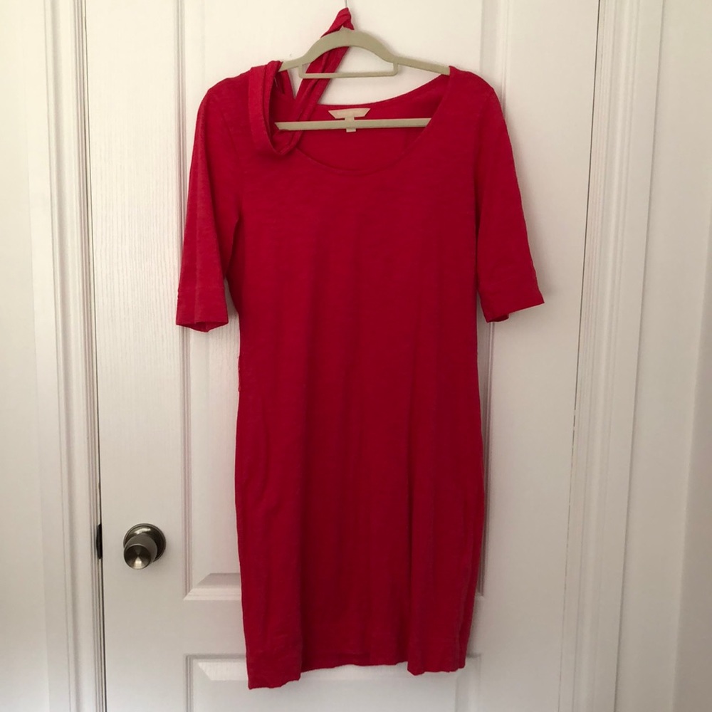 Banana republic dress 100% cotton in pink